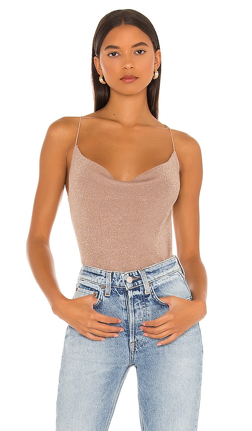 525 Cowl Neck Tank in Taupe. -  XS also in