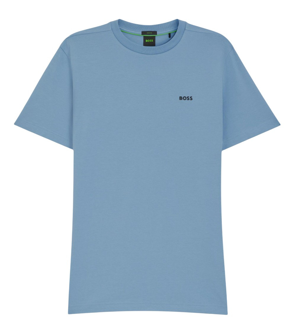 Light Blue Logo Crew Neck T-Shirt