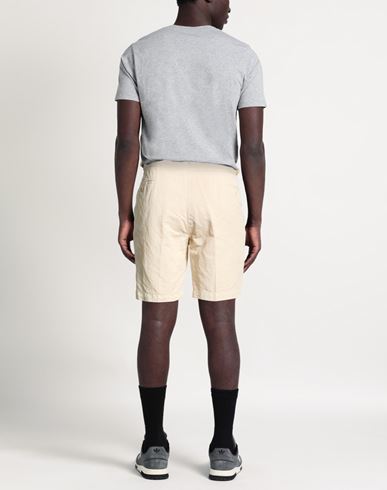 Man Shorts & Bermuda Shorts Beige Size 42 Linen, Cotton