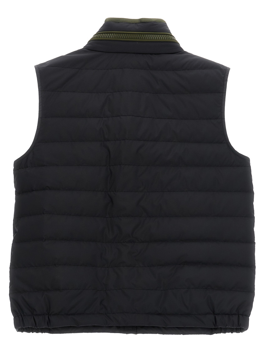 Boys Black Quilted Jacket