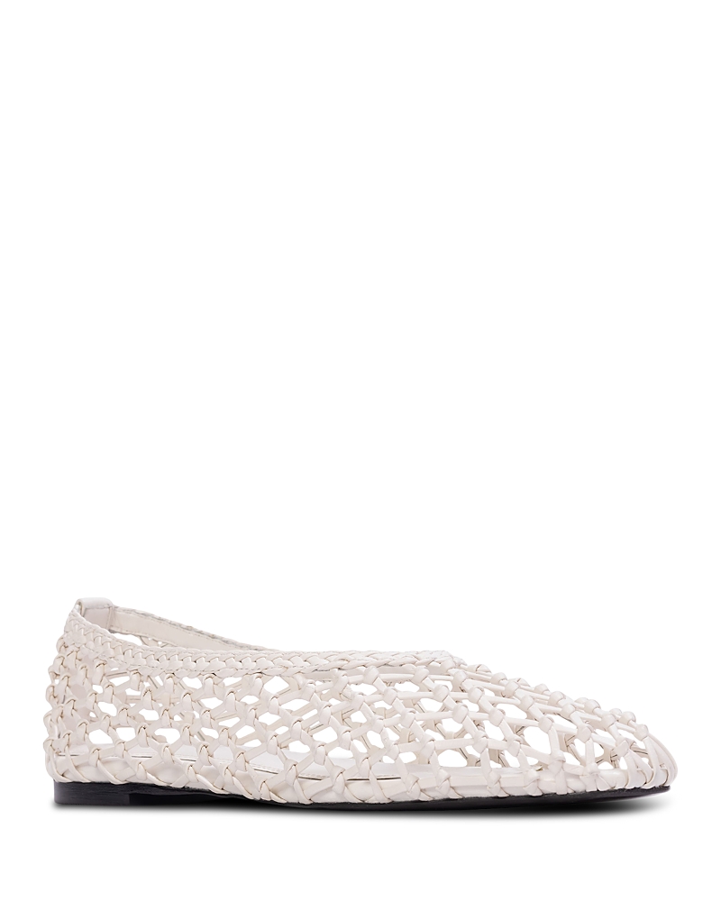 Women's Sonia Woven Leather Ballerina Flats
