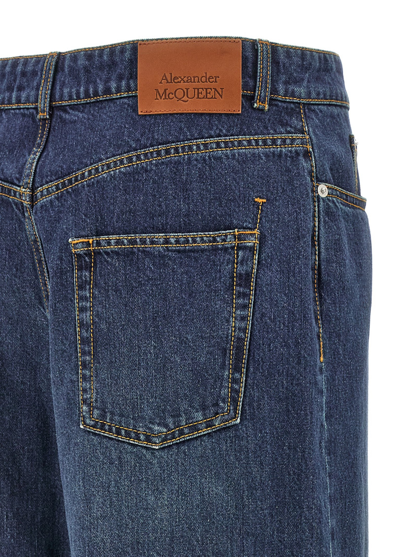 -Denim Jeans Blu-Donna
