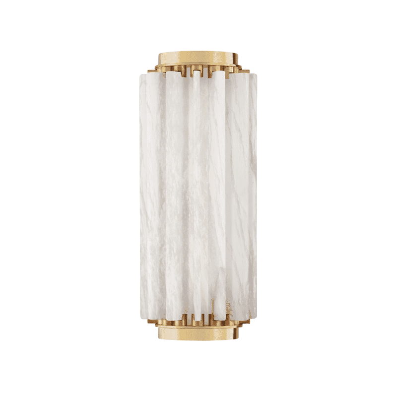 Aged Brass LED Wall Sconce from the Hillside Collection