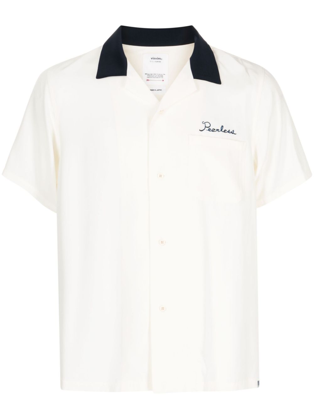 Hacking short-sleeved shirt - Blue