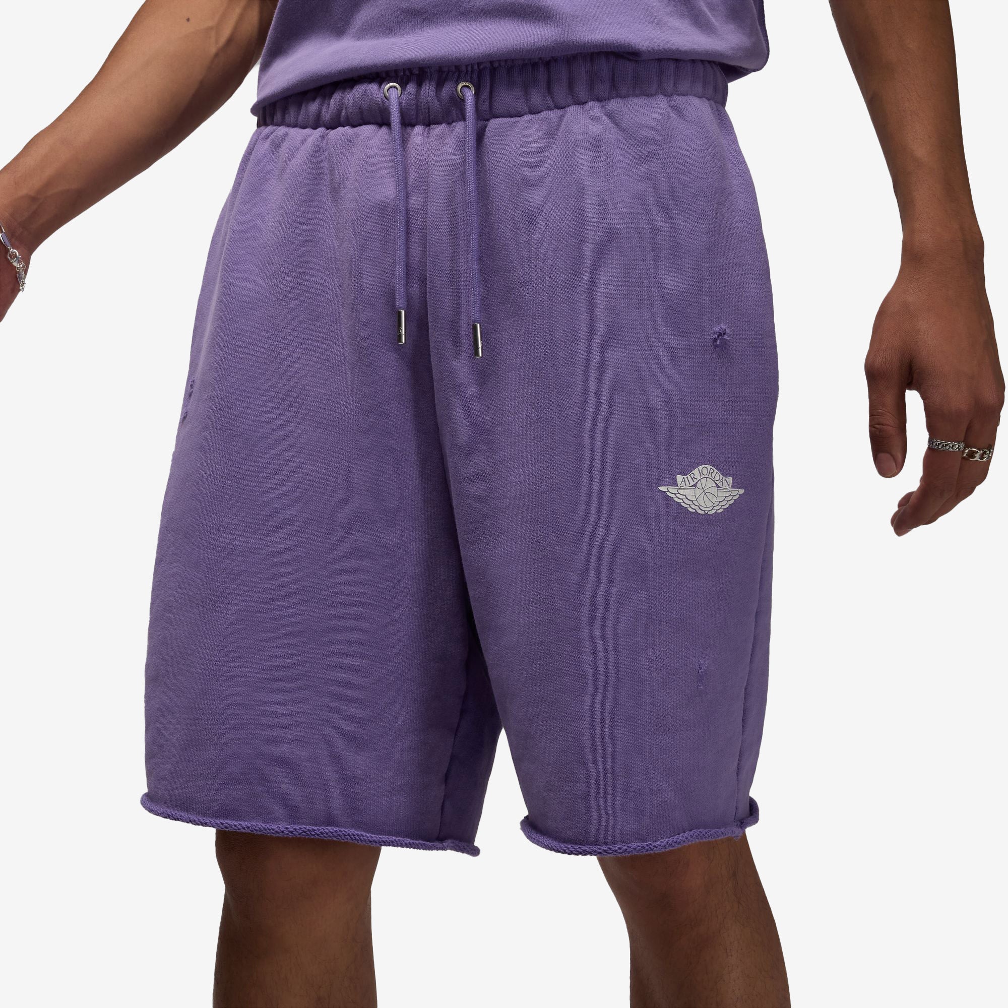 Jordan Air Jordan Rare Air Fleece Shorts - PURPLE EARTH/SAIL - unisex