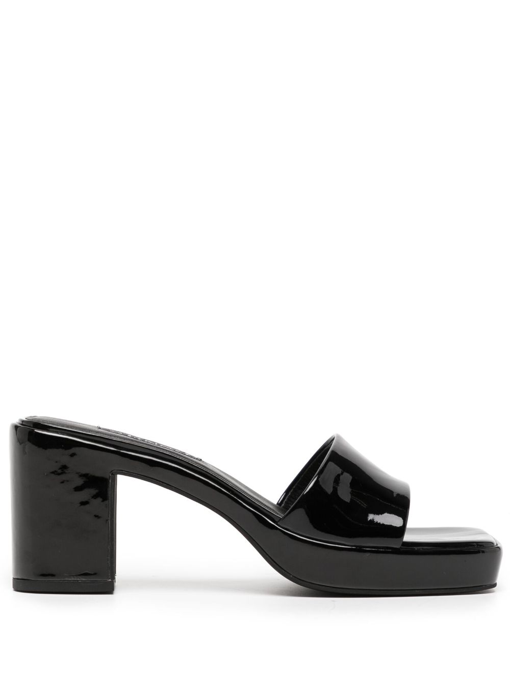 Stevie leather mules - Black