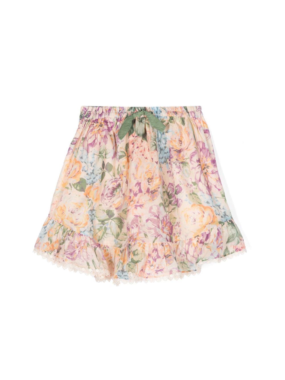 Halliday floral-print skirt - Neutrals