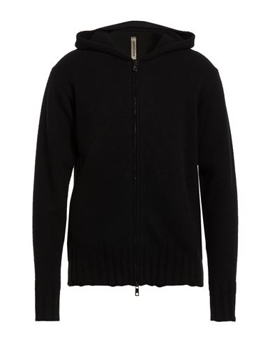 Man Cardigan Black Size M Virgin Wool