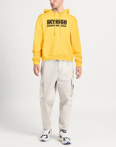 Man Sweatshirt Yellow Size S Organic cotton