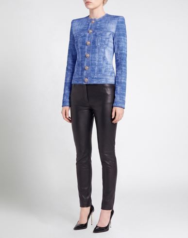 Woman Jacket Light blue Size 4 Viscose, Polyester, Polyamide