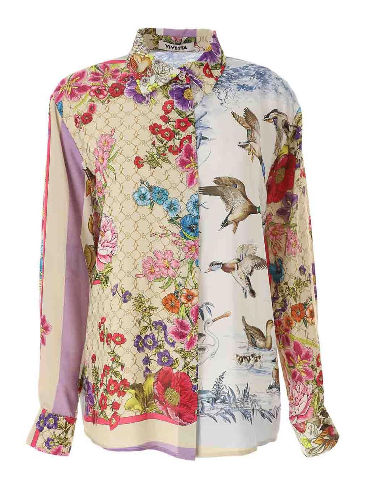 Printed Satin Shirt