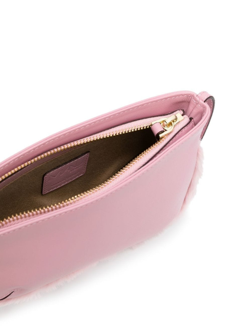 Peach Pink Mini Curve Bag Shoulder Bag