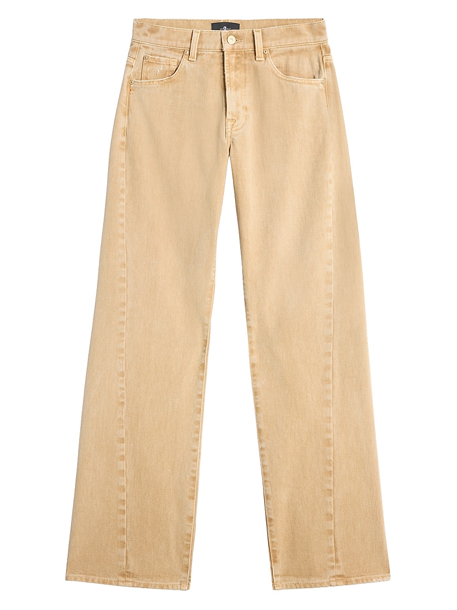 Women's Twisted Tess Cotton Trousers - Sandune