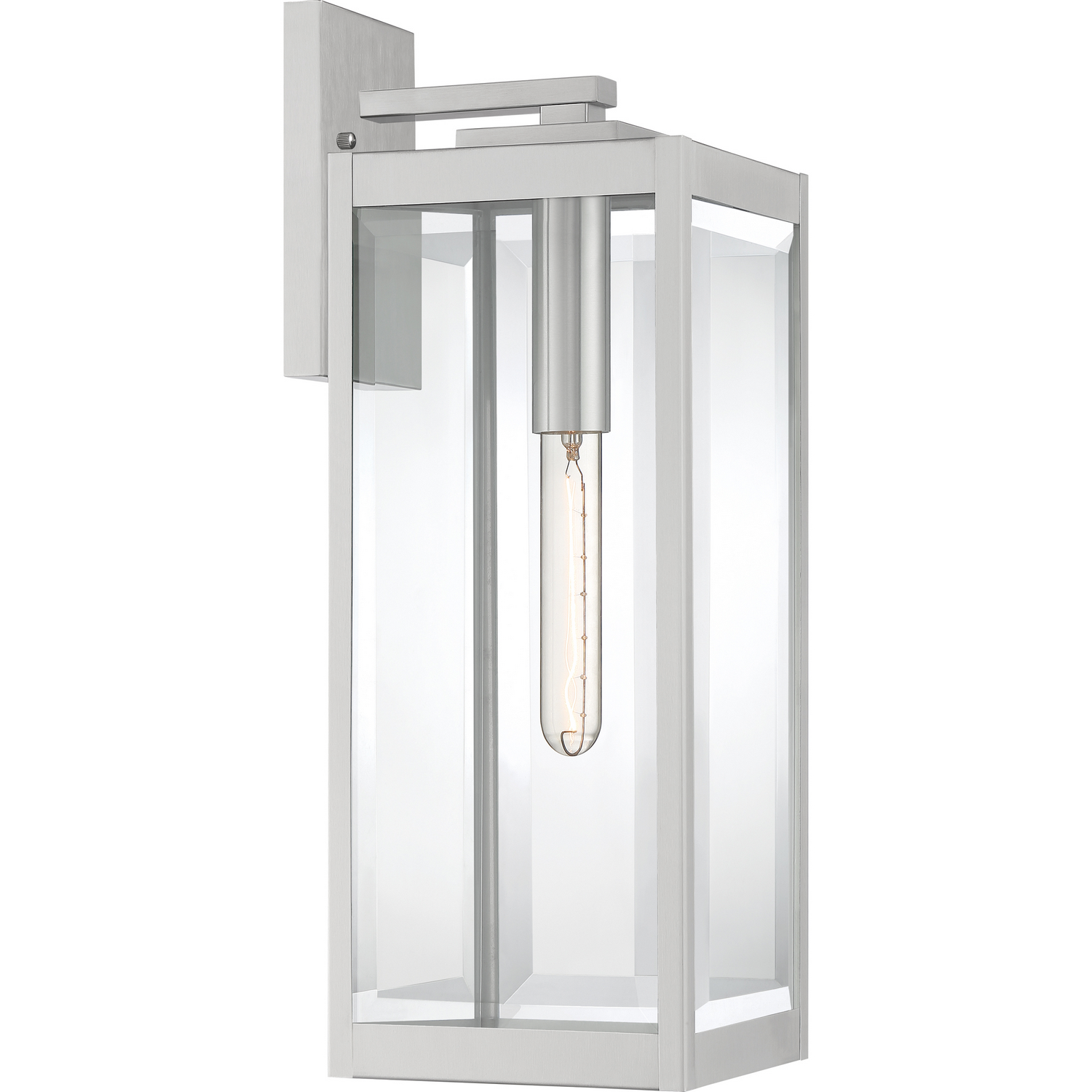 Westover 1-Light Outdoor Lantern in Stainless Stee