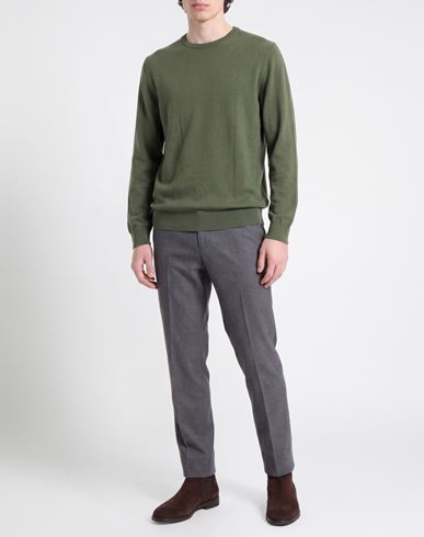 Man Sweater Green Size XXL Cotton