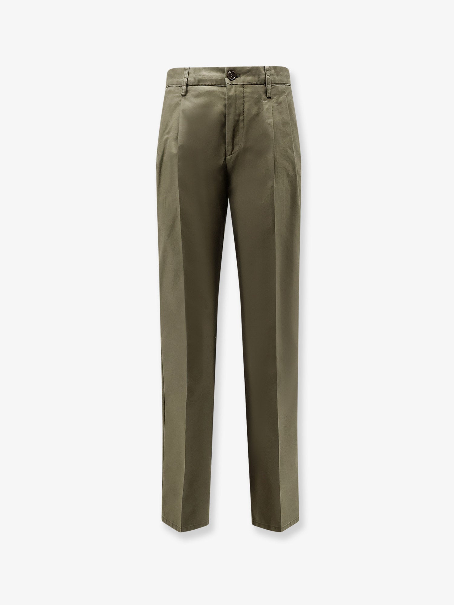 Cotton Trousers — Green