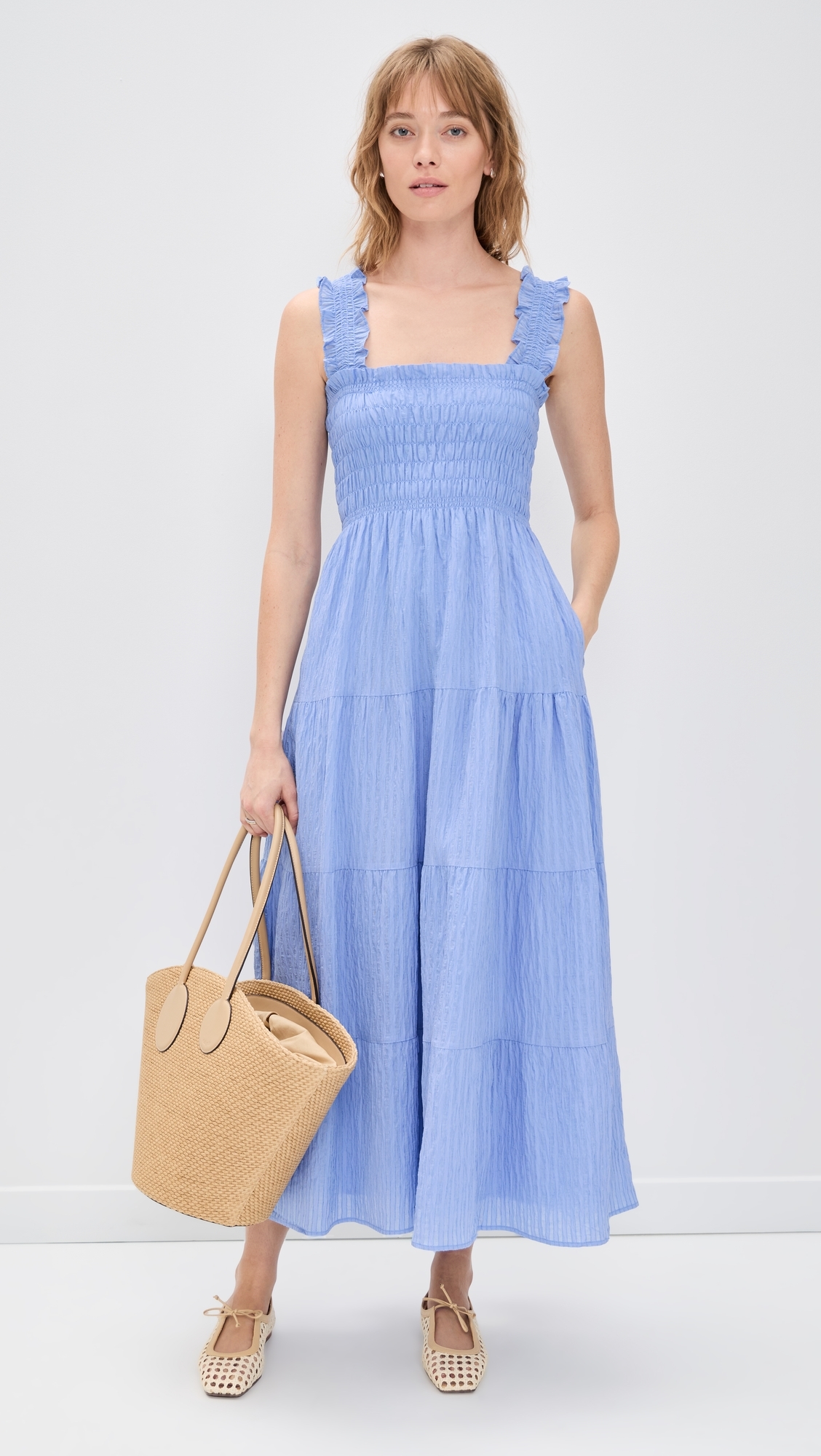 The Kimmy Nap Dress Bluebird