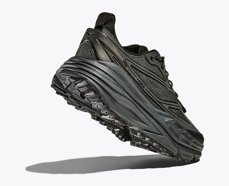 HOKA Stinson One7 + Dover Street Market Shoes in Black/Carbon Black