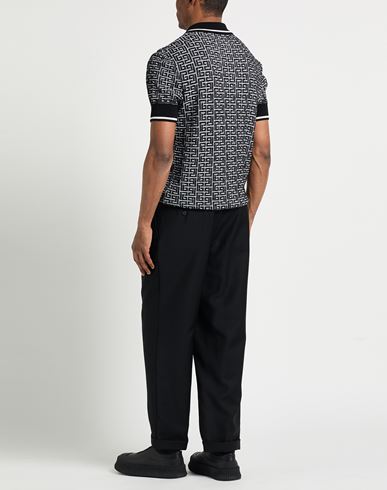 Man Sweater Black Size XS Merino Wool, Linen, Polyamide