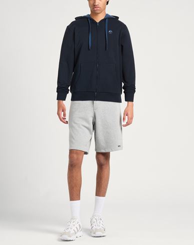 Man Sweatshirt Navy Size 3XL Cotton