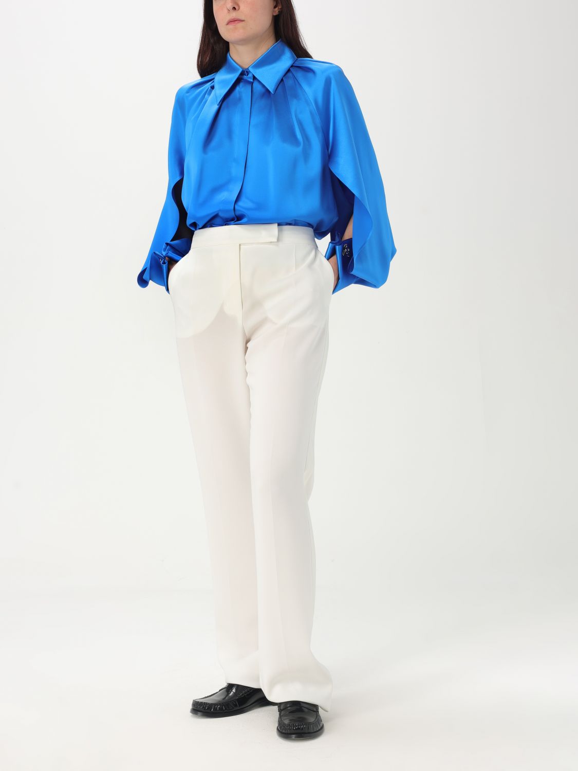Pants MAX MARA Woman color White