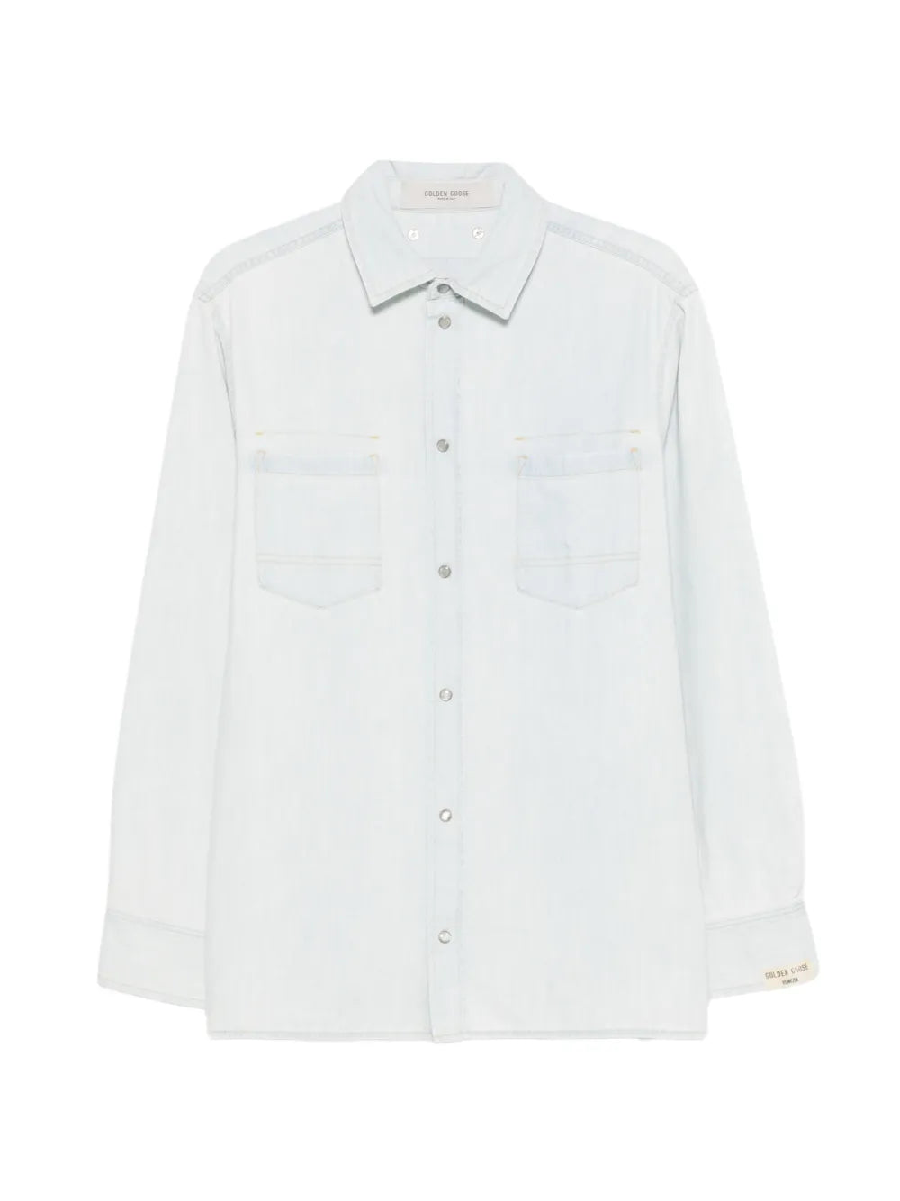 Patch-Pocket Cotton Shirt — White