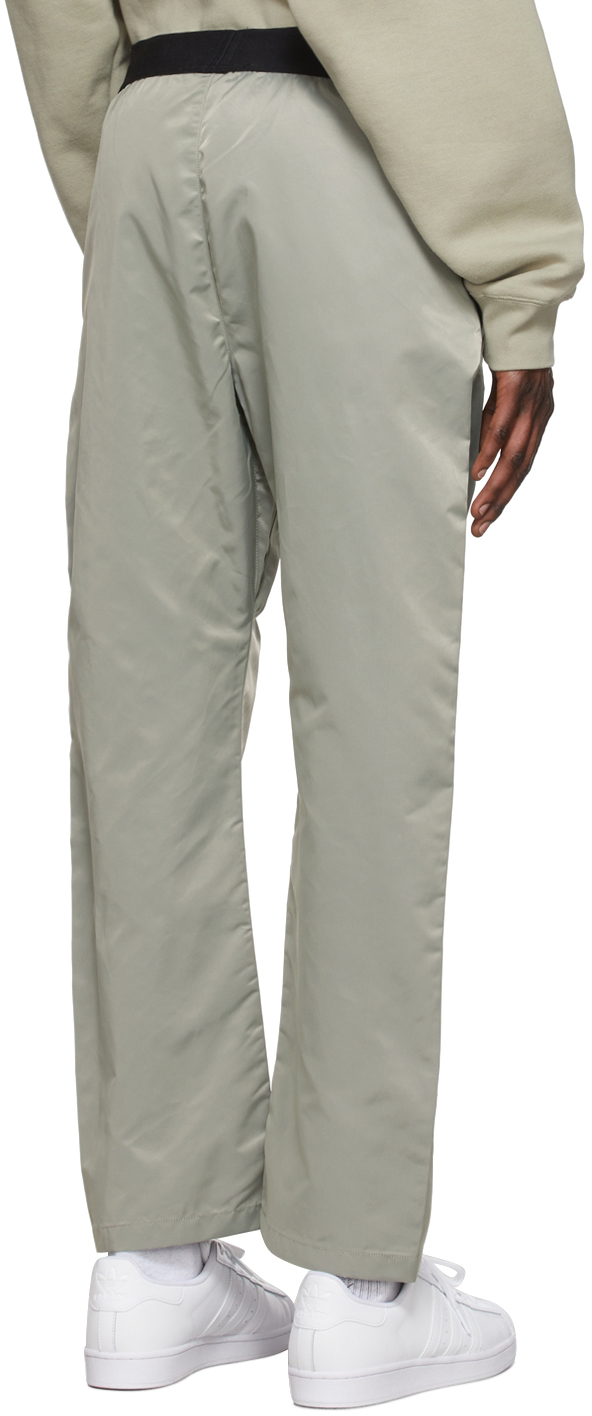 Green relaxed jogger pants