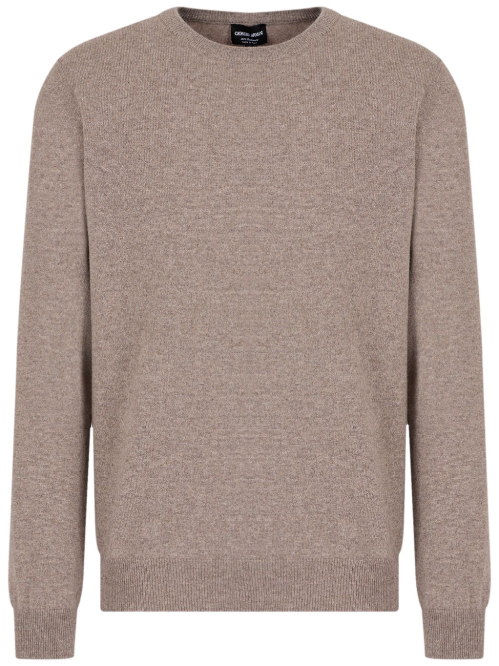 Fine knit crew neck sweater - Blue