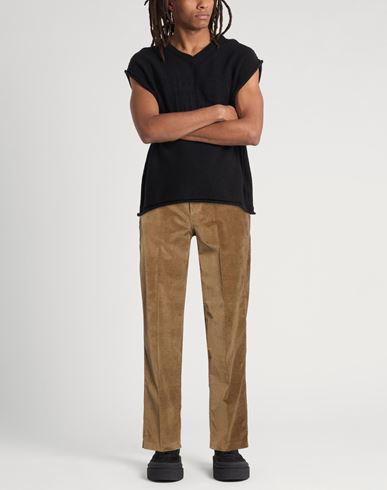 Man Pants Camel Size 32 Cotton, Elastane