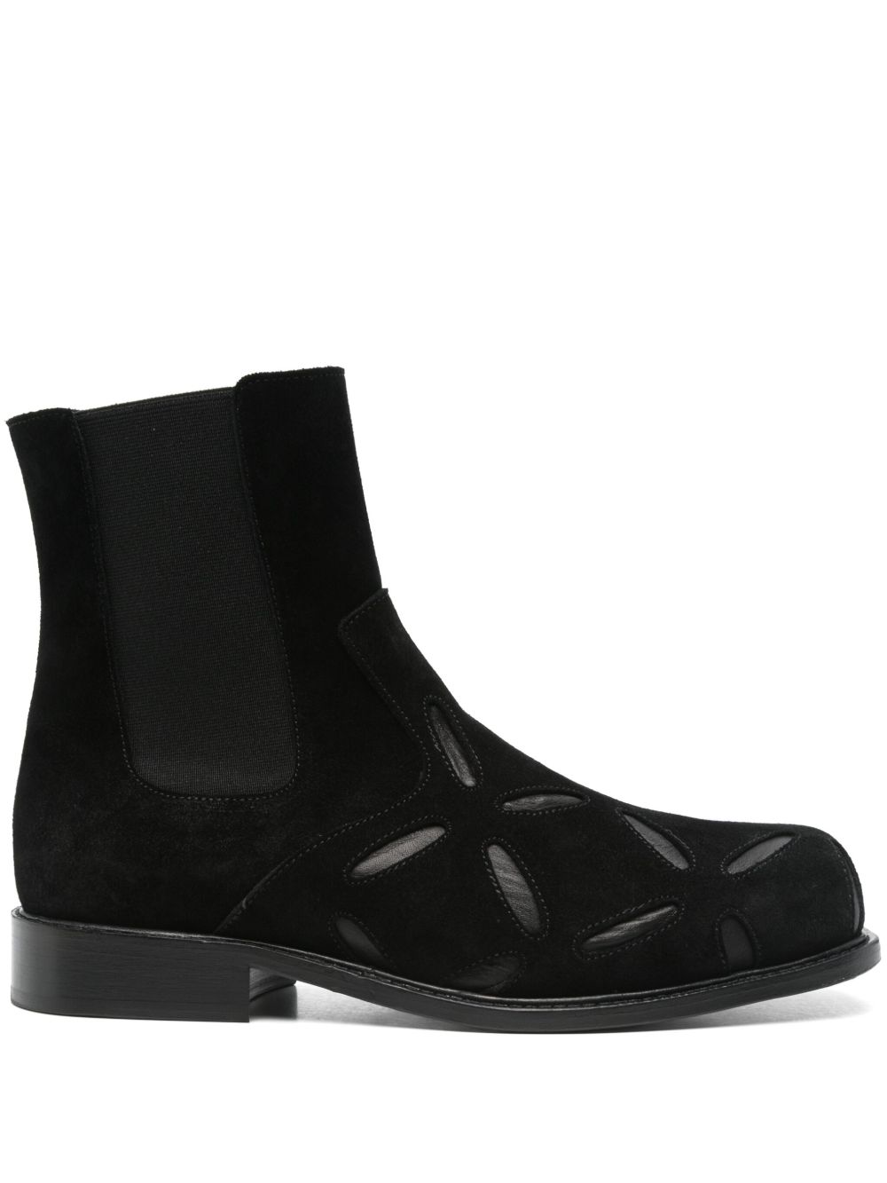 Slashed boots - Black