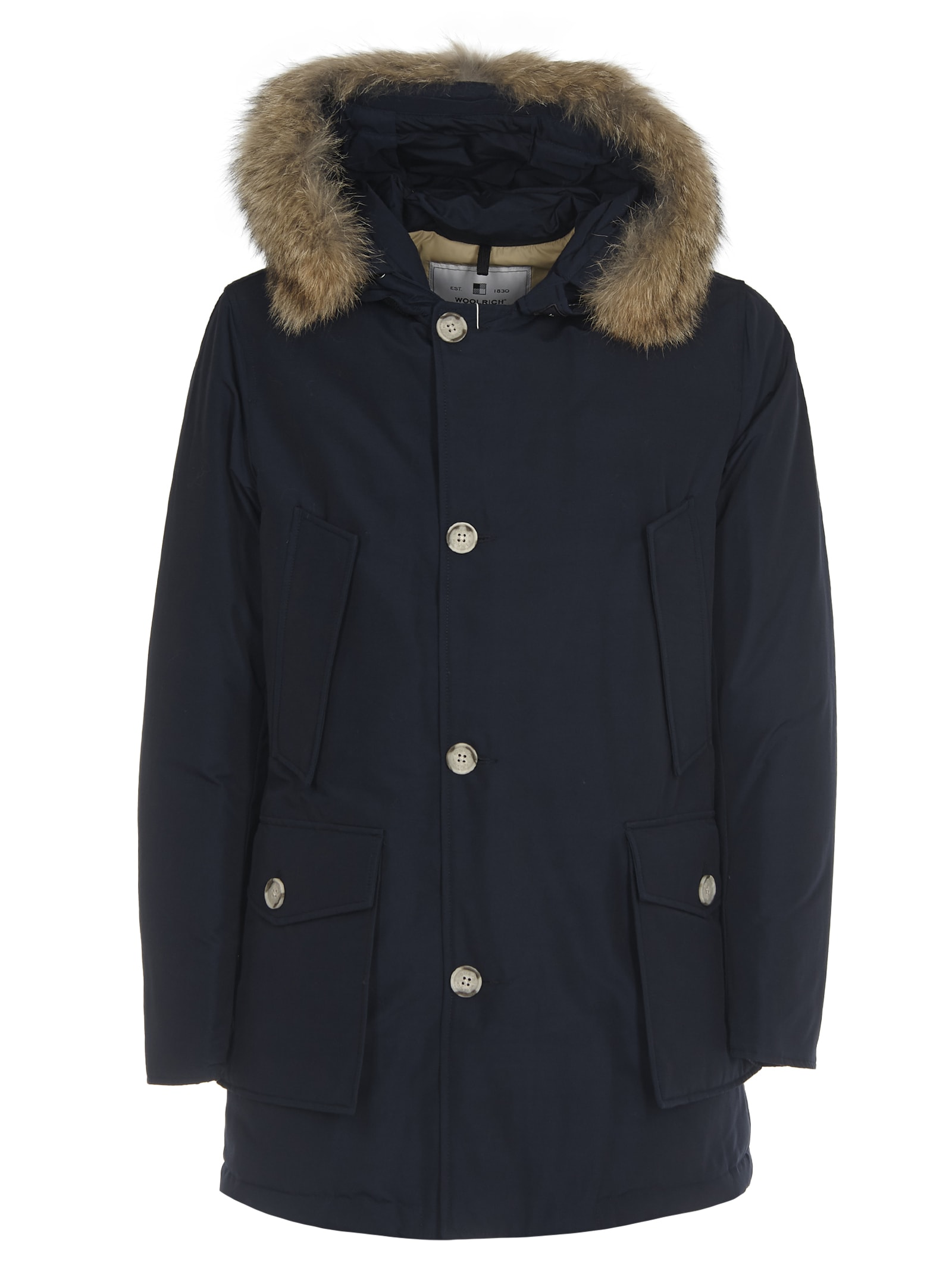 Navy Blue Hood Jacket