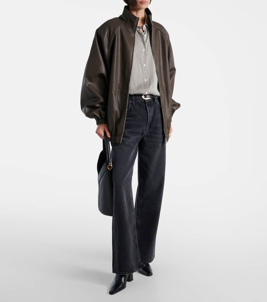Low Slung Baggy wide-leg jeans