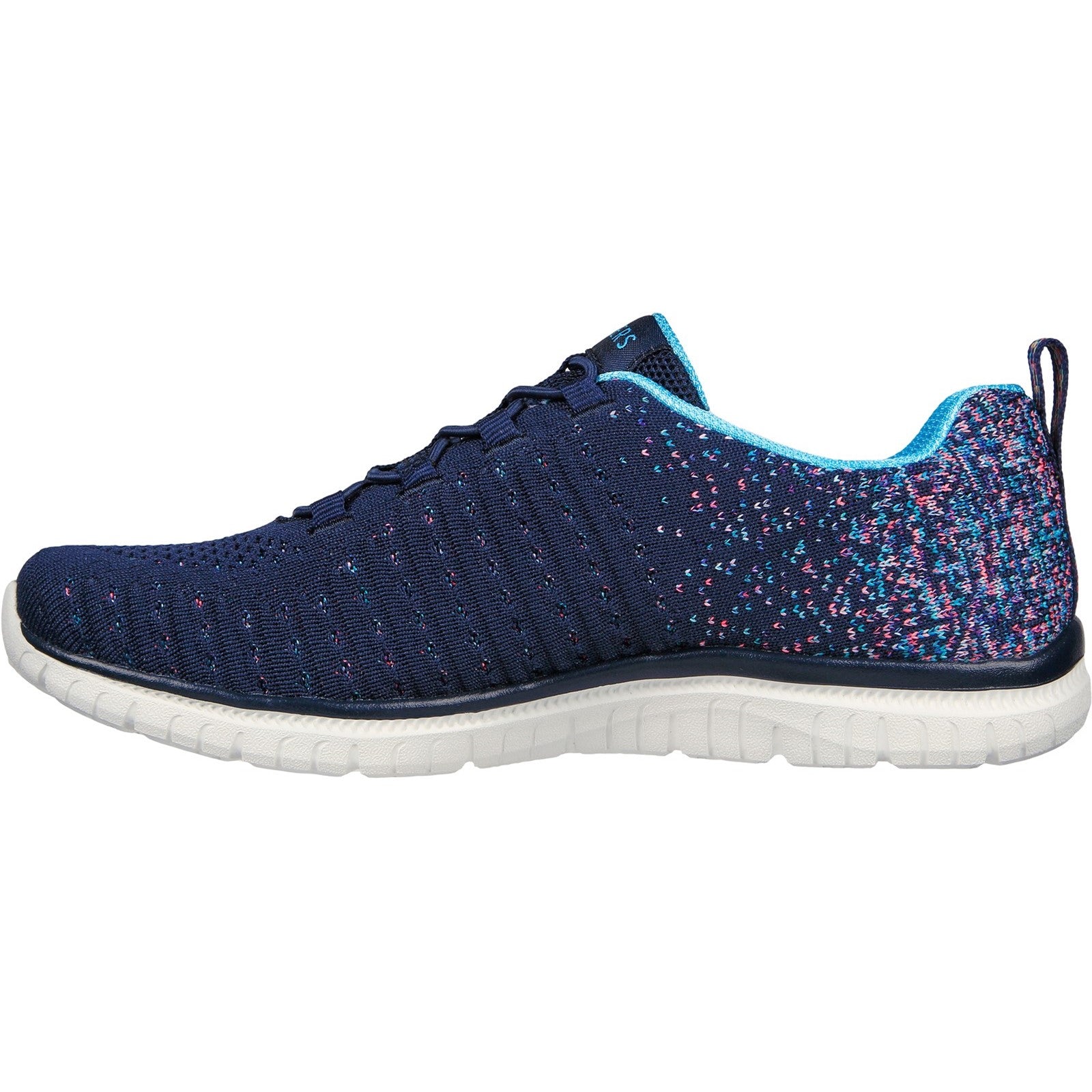 Skechers Womens Virtue 104411-Nvbl Navy/Blue Slip on Shoe