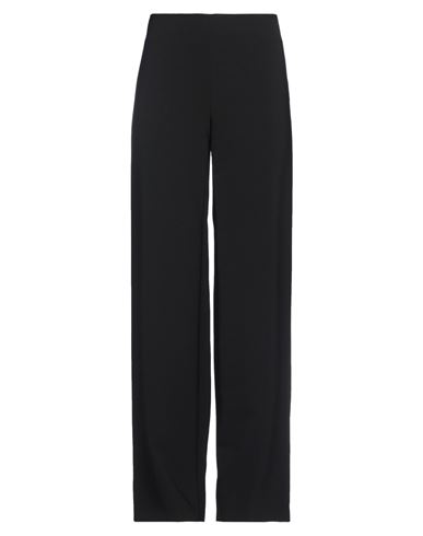 Woman Pants Black Size 14 Polyester, Elastane