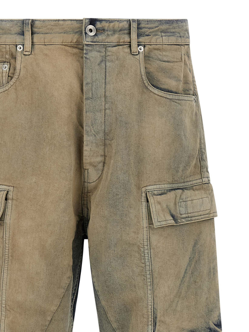 Beige Double Cargo jeans
