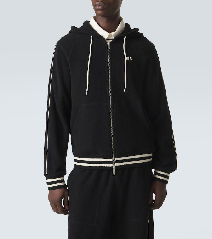 Prince cotton-blend terry hoodie