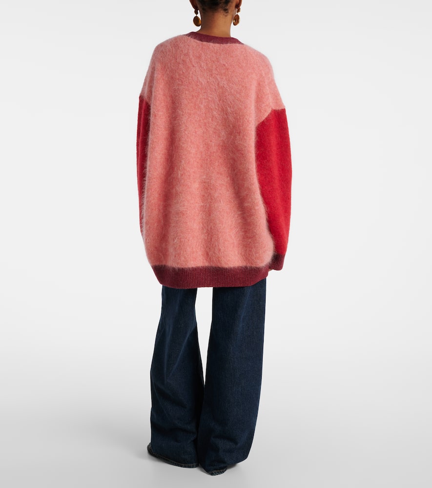 Alémais Court embroidered wool-blend cardigan