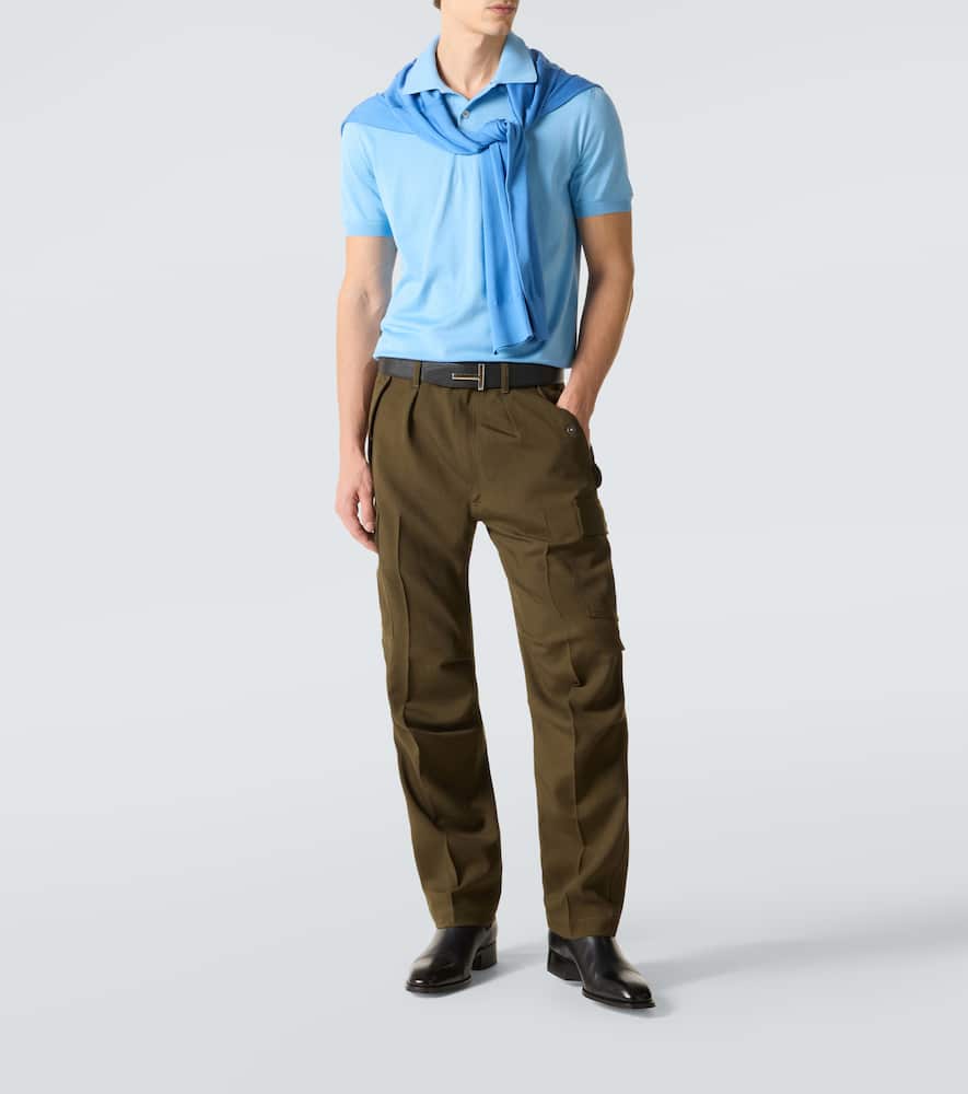 Cotton polo shirt