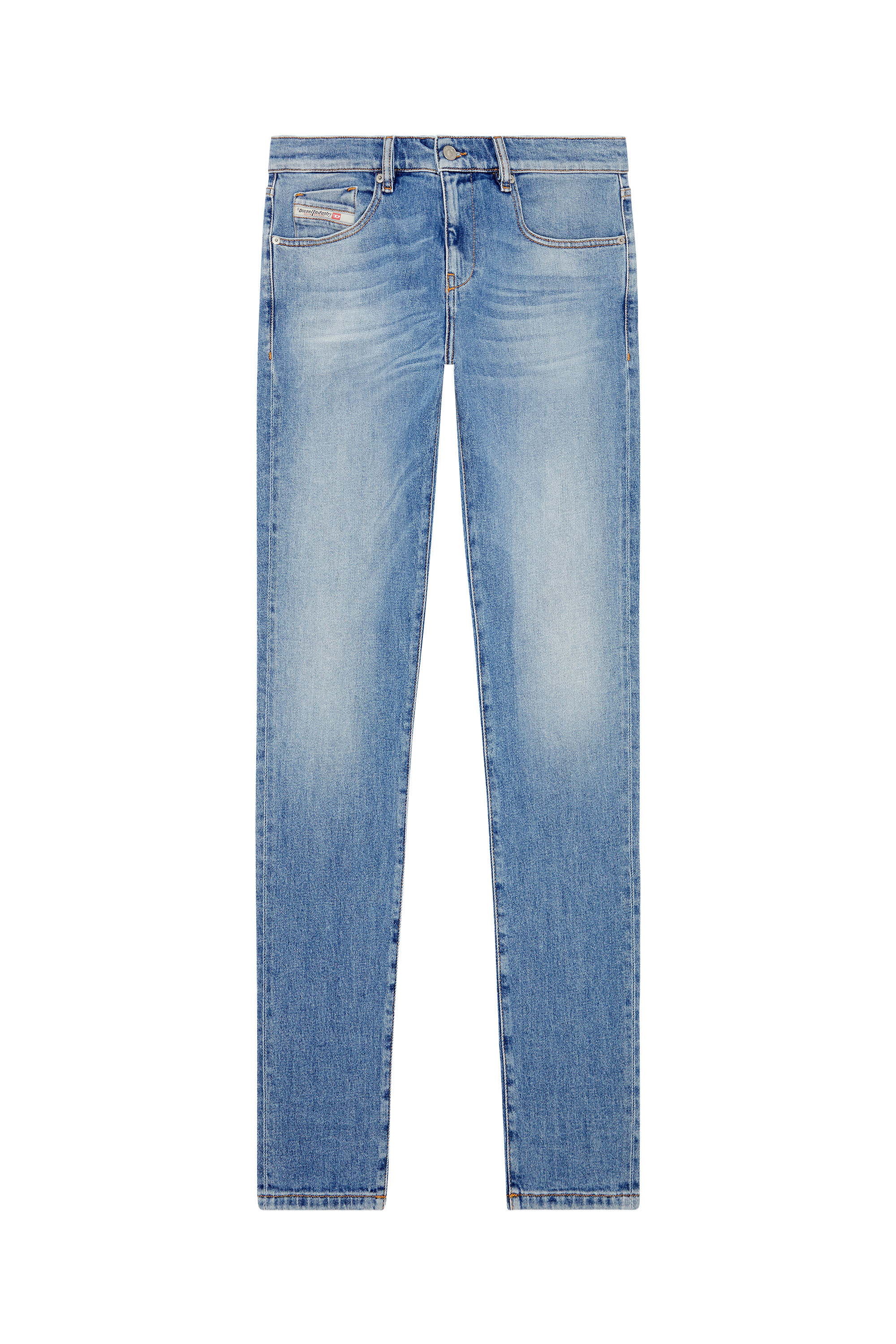 2019 D-Strukt low-rise slim-fit jeans - Blue