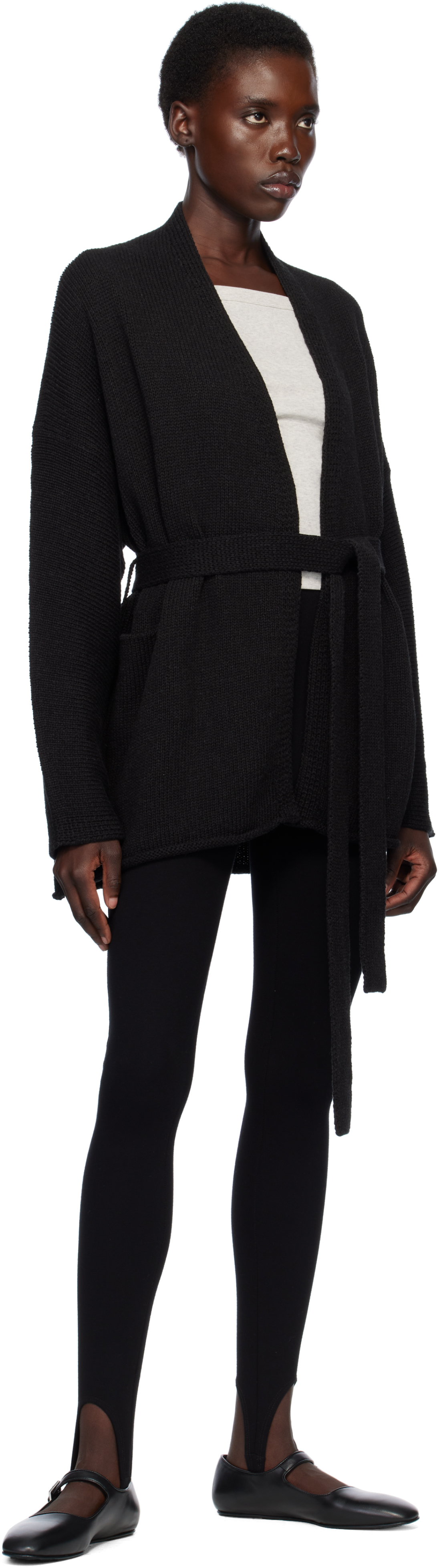 Lauren Manoogian Black Coto Cardigan