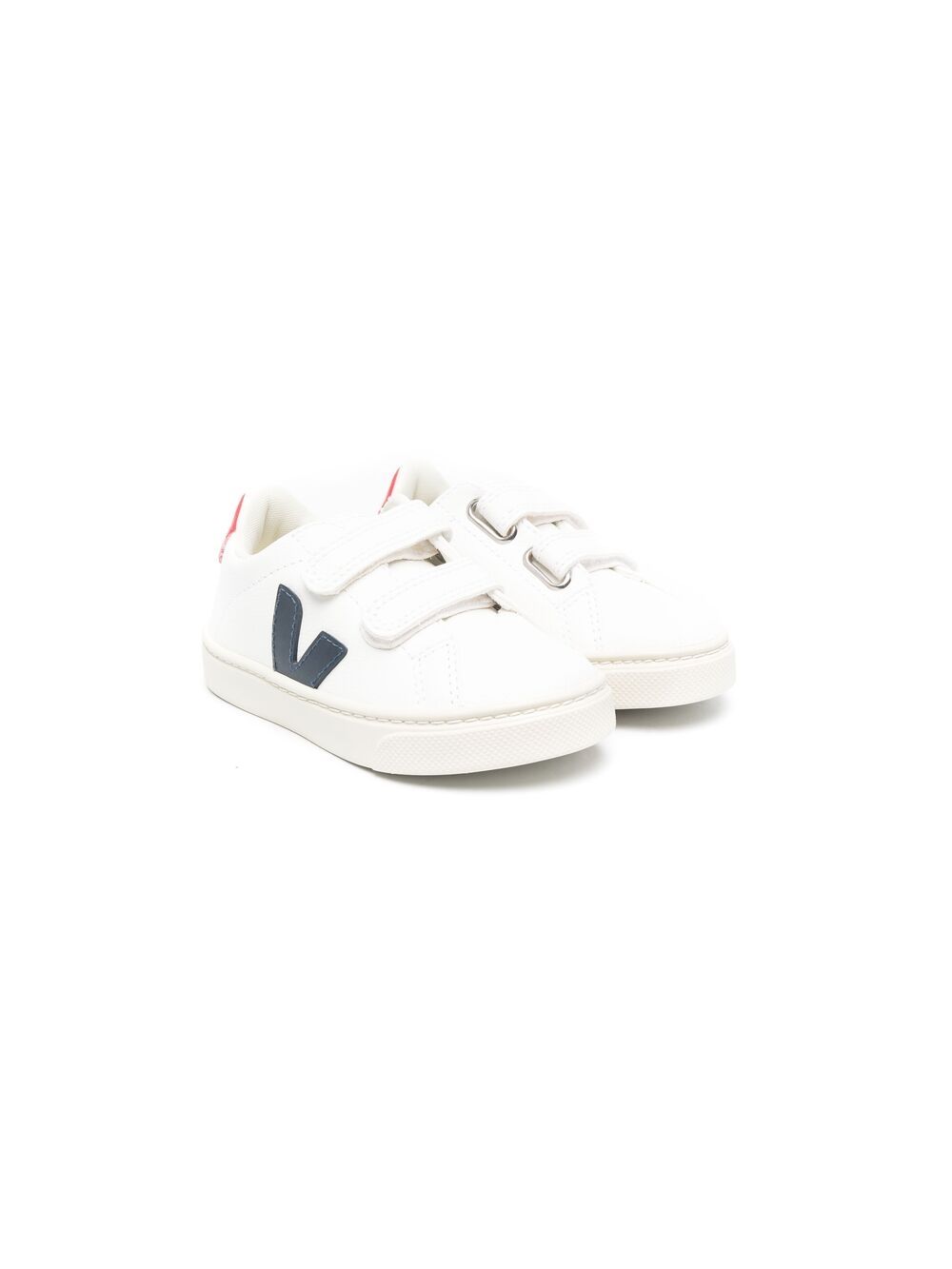 V-12 touch-strap sneakers - White