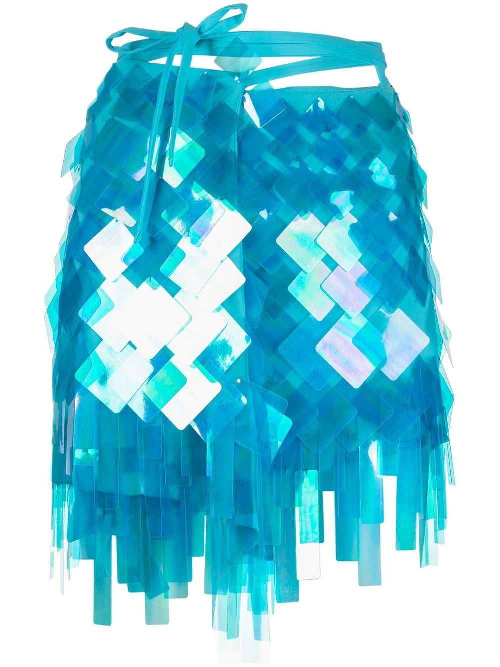 Aurelie embellished mini skirt - Blue