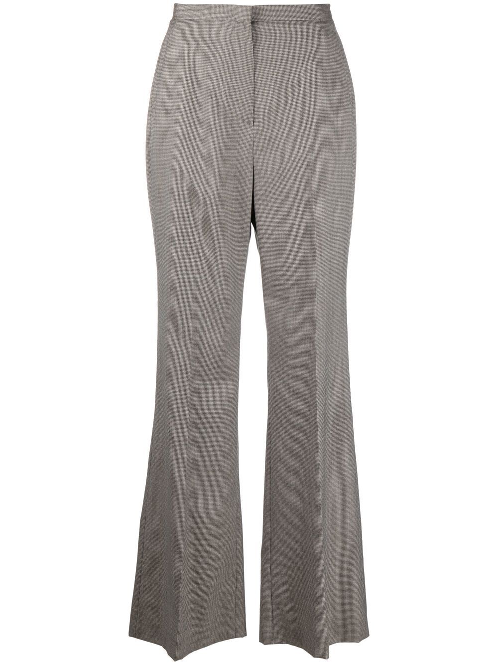 Flared tailored trousers - Neutrals