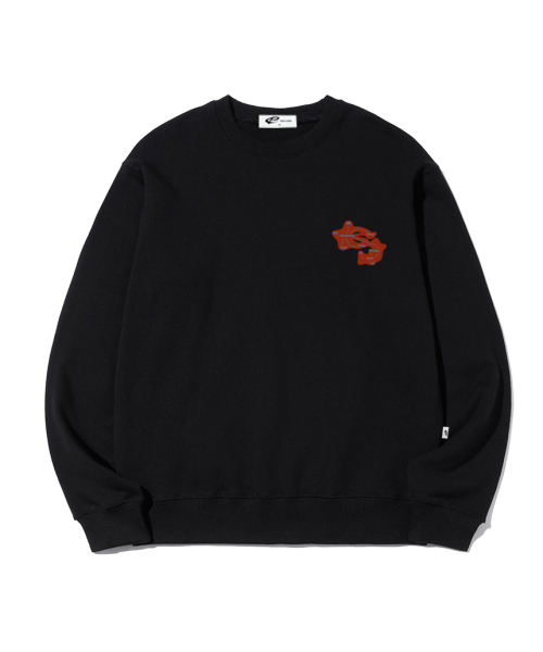 Initial Map Print Sweatshirt