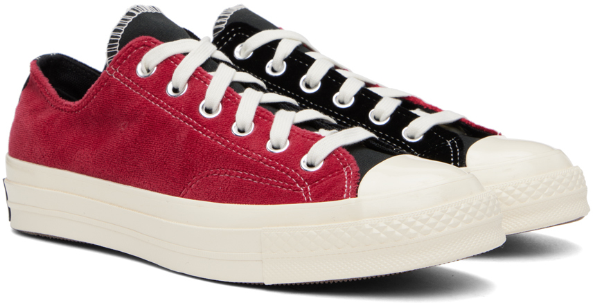 Black & Red Chuck 70 OX Sneakers