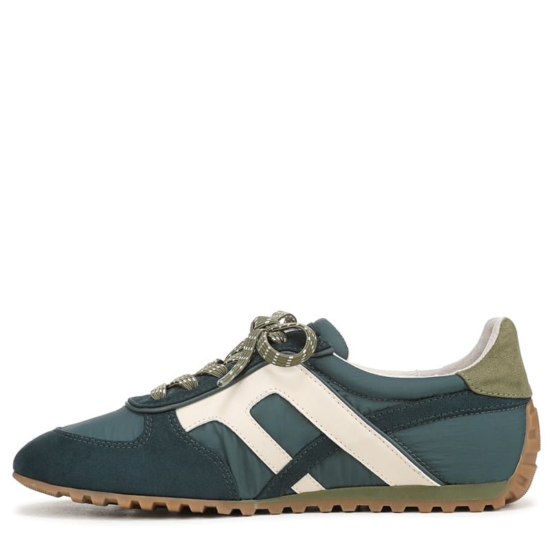 Women's Raquel Lace Up Sneakers (Teal Blue Nylon/Microfiber)