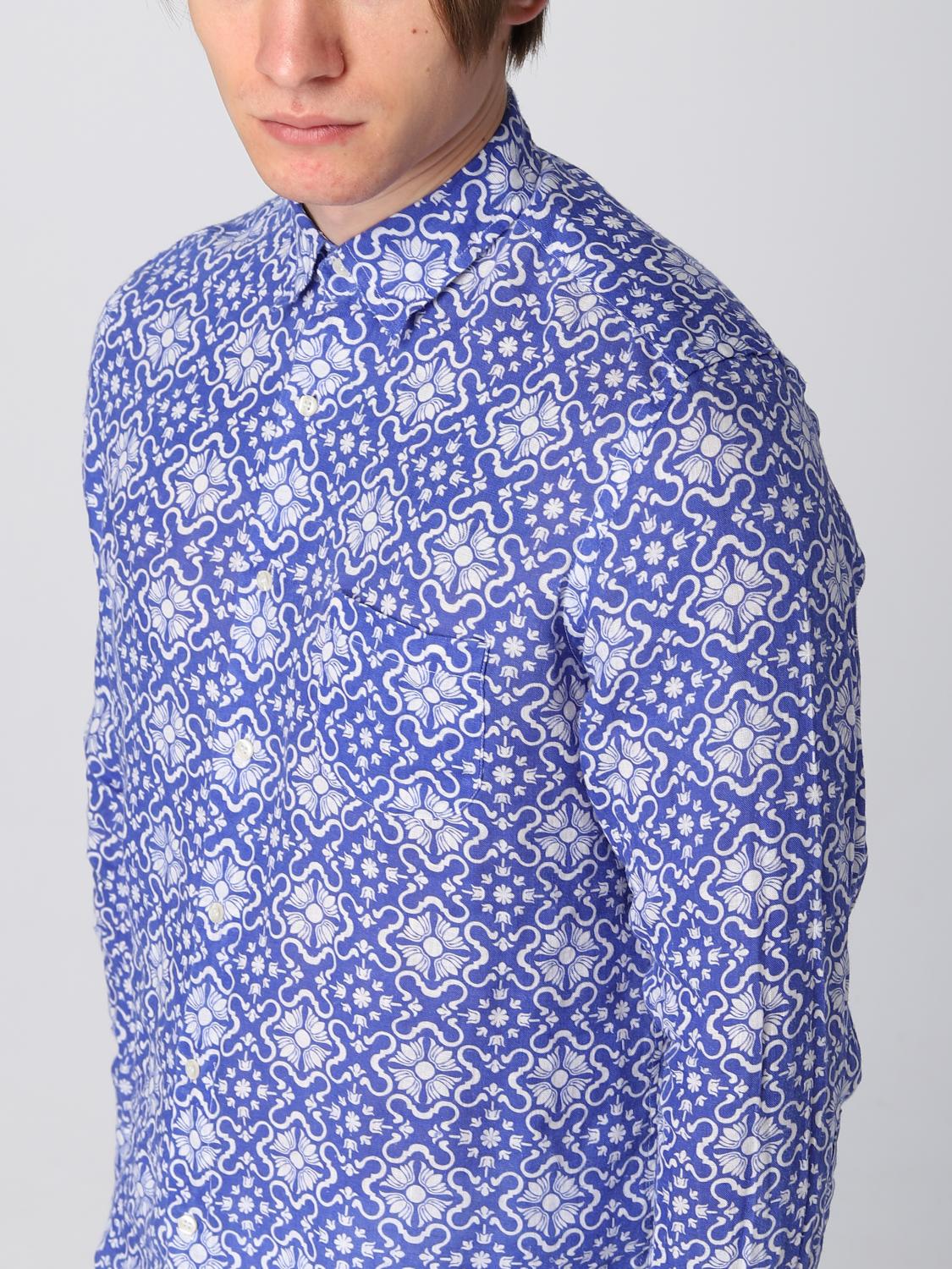 Shirt Men color Blue