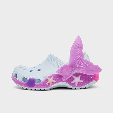Girls' Toddler IAM Color Change Mermaid Classic Clog Shoes in Vapor Ice
