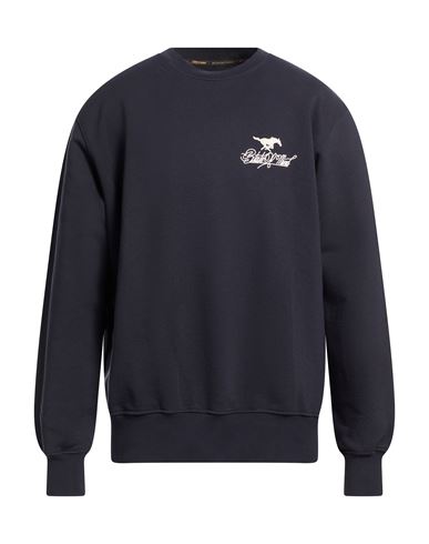 Man Sweatshirt Navy Size L Cotton