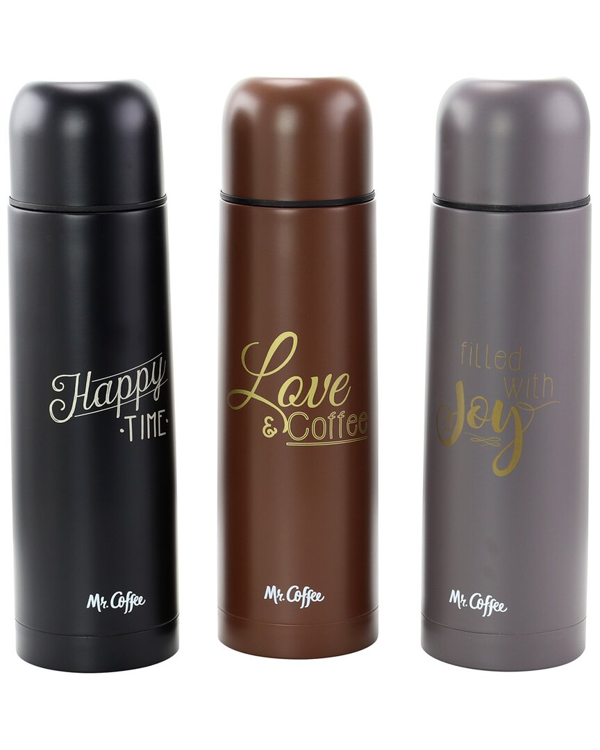 Luster Javelin 3Pc Stainless Steel Thermal Travel Bottle Set